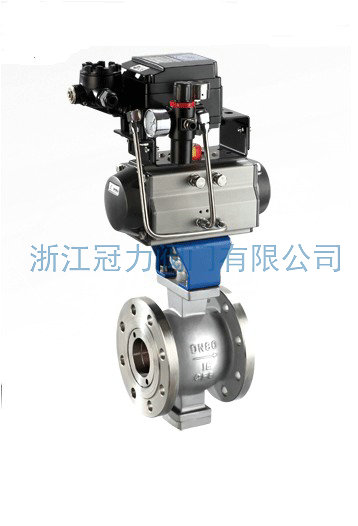 V型球閥：零部件少，使用操作方便！